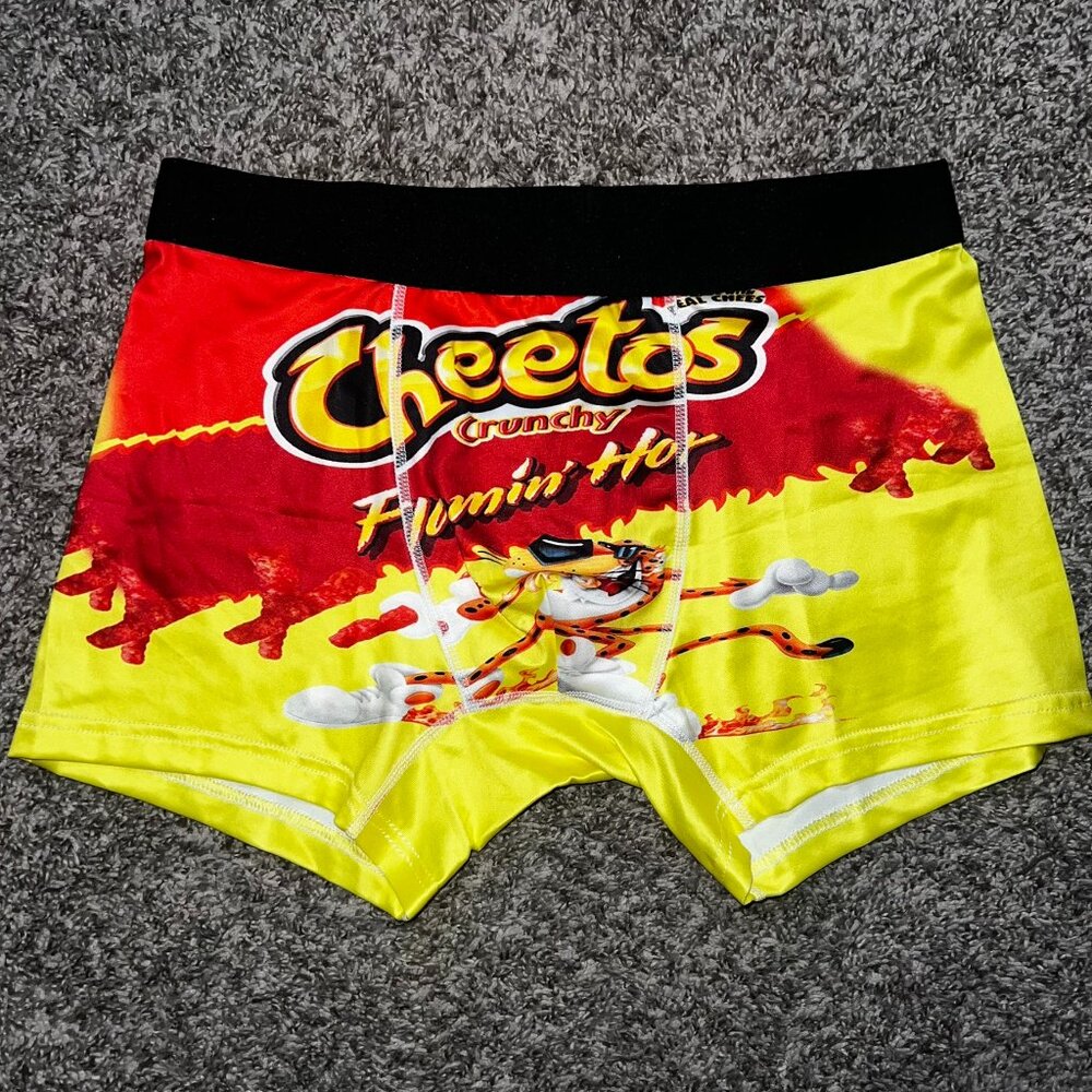 🔥 Cheetos Flamin’ Hot Boxer Briefs - Set of 2 (Size: Small)